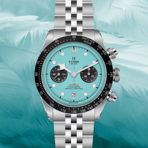 Tudor Black Bay Turquoise, Black Dial Automatic Men M79360N-0024
