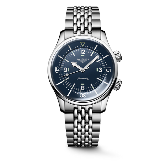 Longines Legend Diver Blue Lacquered Polished Dial Men 39mm L37644907