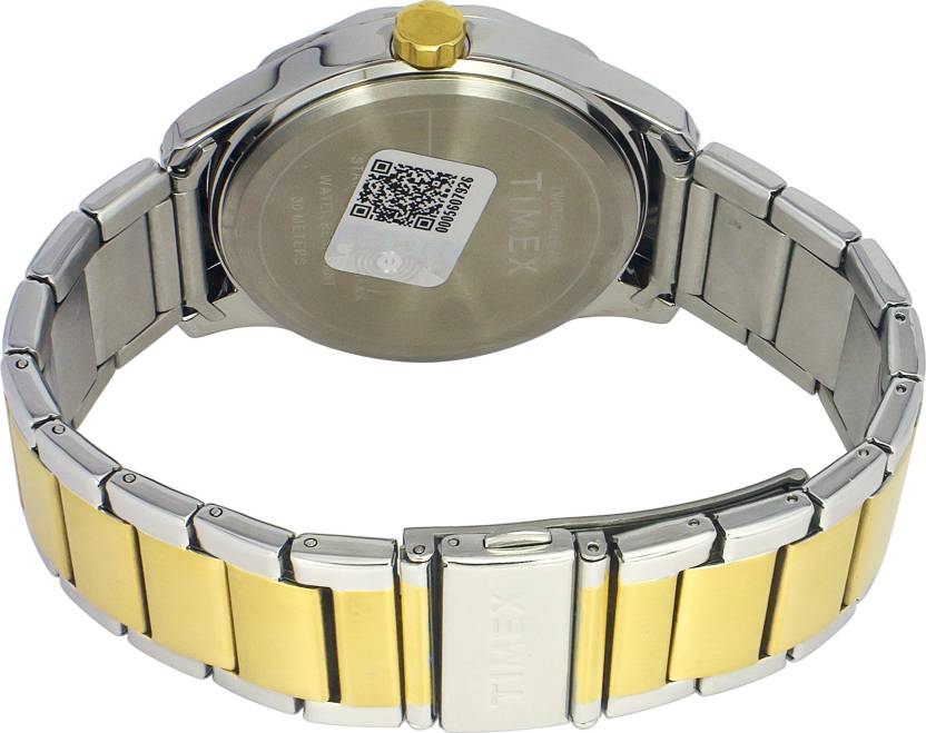 Empera Silver Dial Gold Stainless Steel Strap