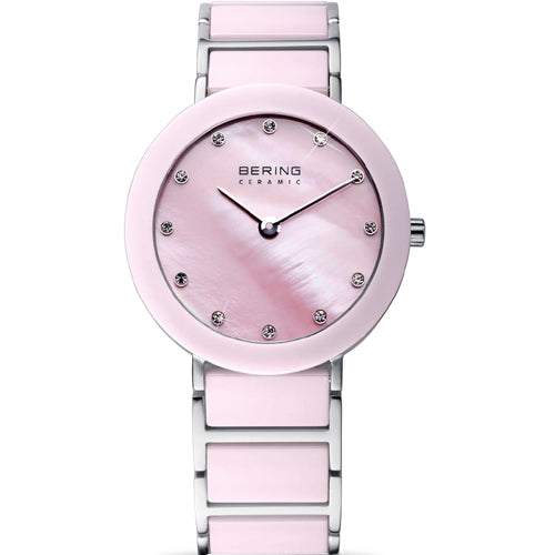 Bering Ceramic Pink Mother-Of-Pearl Dial Women 35mm 11435-999