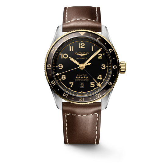 Longines Spirit Zulu Time Anthracite Dial Men 42mm L38125532