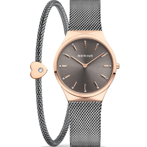 Bering Classic Grey Dial Women 31mm 12131-369-GWP