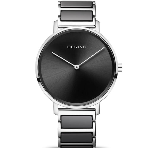 Bering Ceramic Black Dial Men 39mm 18539-742