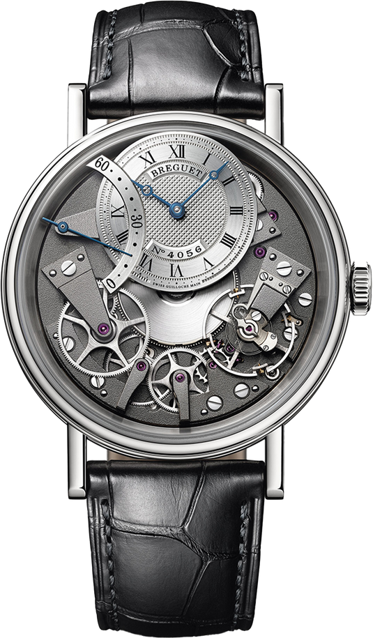 Breguet Tradition 7097 Skeleton Dial Black 40 MM Watch for Men