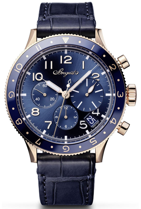 Breguet Type XX Chronograph Men's Blue dial Watch