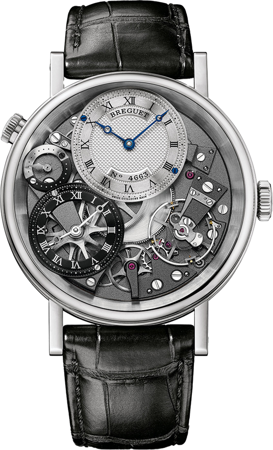 Breguet Tradition 7067 Silver & Grey Dial 40 MM Watch for Men