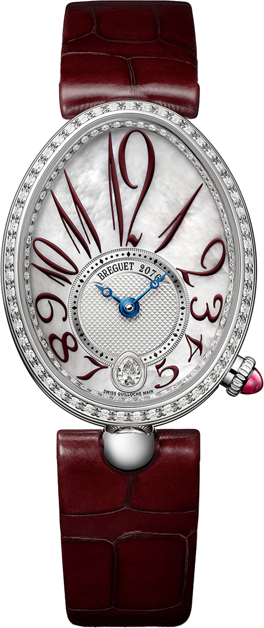 Breguet Reine De Naples Red Strap 36.50 mm for Women