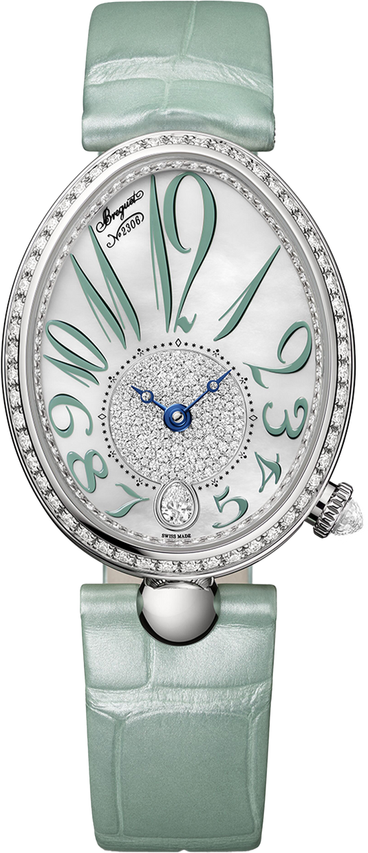 Breguet Reine De Naples Green Strap 36.50 mm for Women