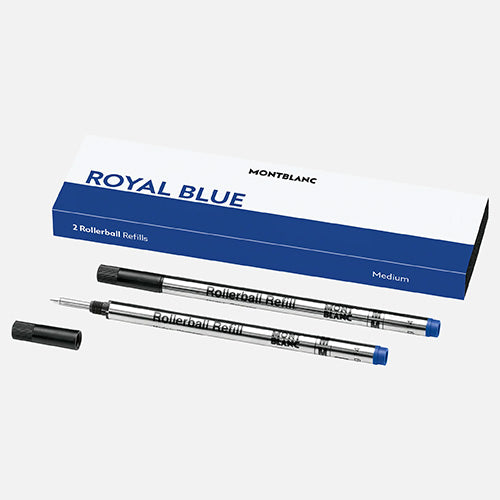 Montblanc 2 Rollerball Refills Medium, Royal Blue
