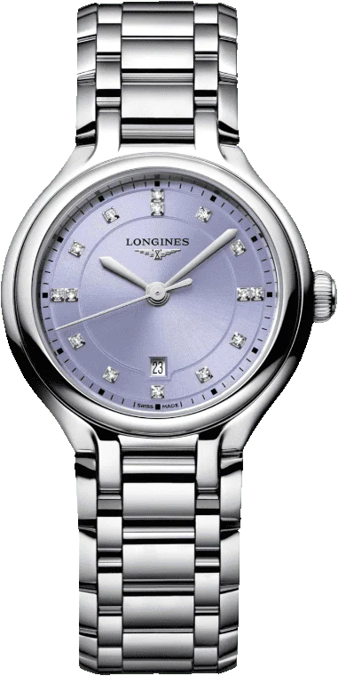Longines PrimaLuna Lavender Mauve Sunray Dial Women 30mm L81424076