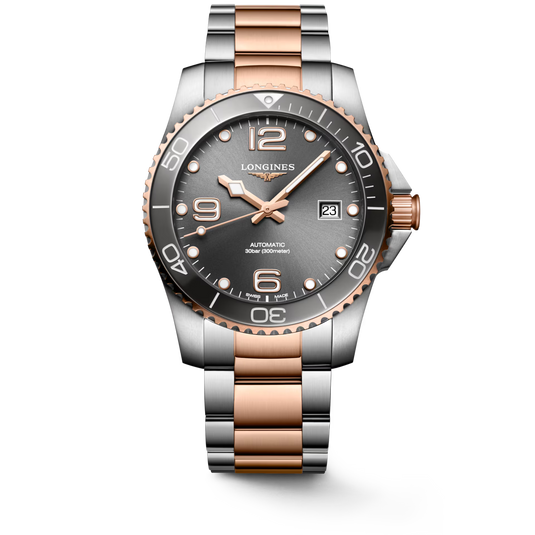 Longines HydroConquest Sunray Grey Dial Men 41mm L37813787