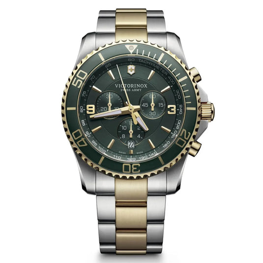 Victorinox Maverick Chronograph Green Dial Men 43mm