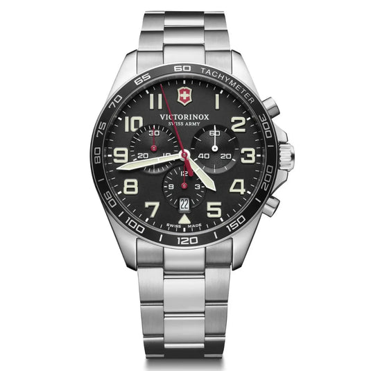 Victorinox Fieldforce Chrono Black Dial Men 42mm