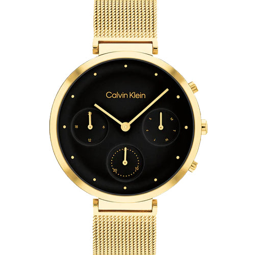 Calvin Klein Minimalistic T-Bar Black Dial Women 37mm 25200287