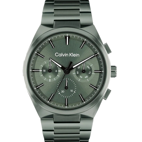 Calvin Klein Distinguish Green Dial Men 45mm 25200535