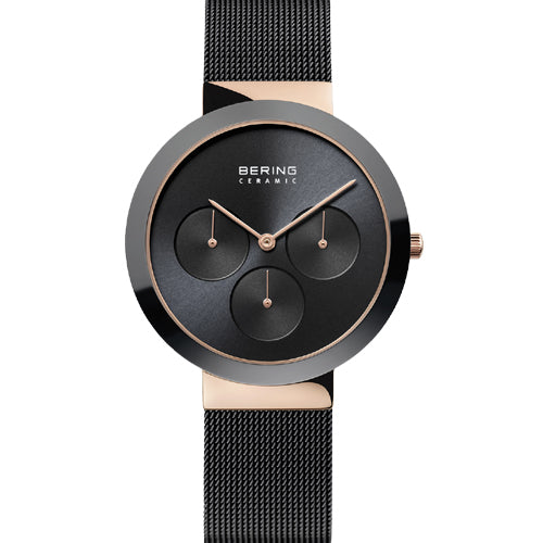 Bering Ceramic Black Dial Unisex 36mm 35036-166