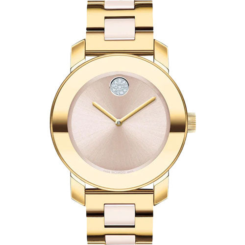 Movado Bold Iconic Metals Beige Dial Women 36mm