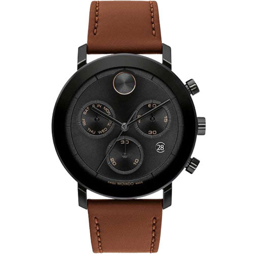 Movado Bold Evolution Black Dial Men 42mm