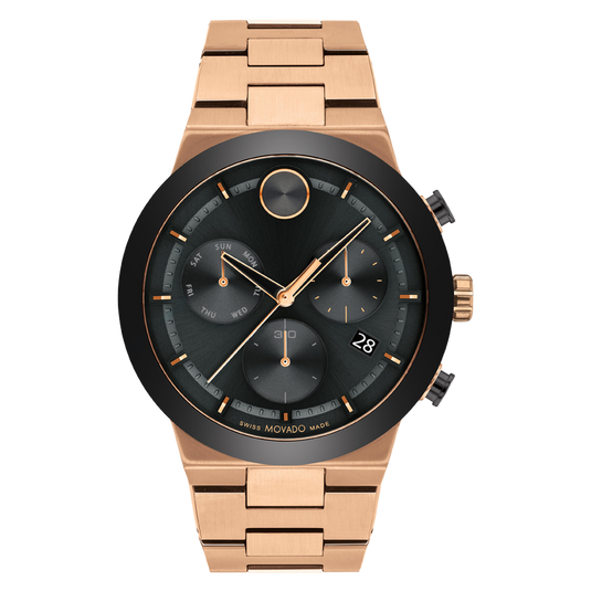 Bold Fusion Chronograph Black Dial