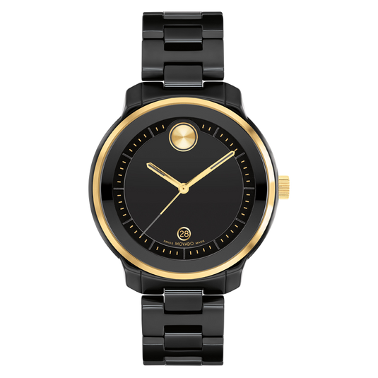 Bold Verso Date Black Dial
