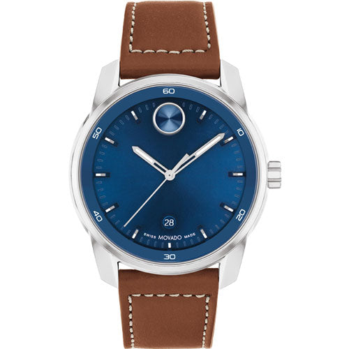 Movado Bold Verso Blue Dial Men 42mm