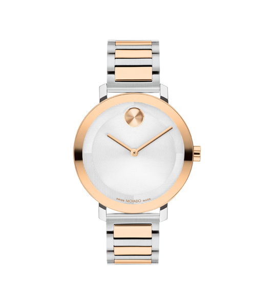 Movado Bold Evolution 2.0 Silver Dial Women 34MM