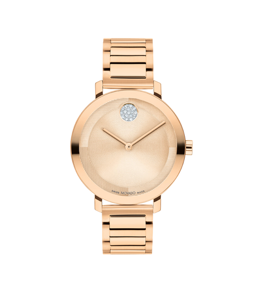 Movado Bold Evolution 2.0 Rose Gold Dial Women 34MM