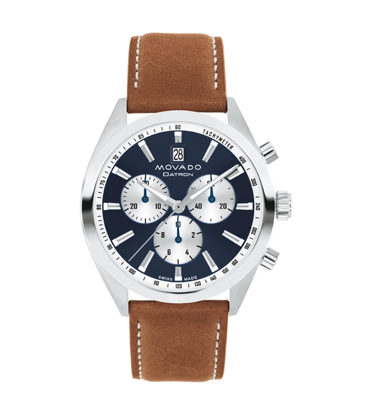 Movado Heritage Series Navy Blue Dial Men 41MM