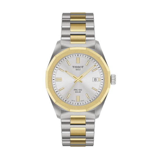 Tissot PRC100 Silver Dial Quartz Women 34mm T1518222203100
