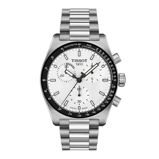 Tissot PR516 White Dial Quartz Men 40mm T1494171101100