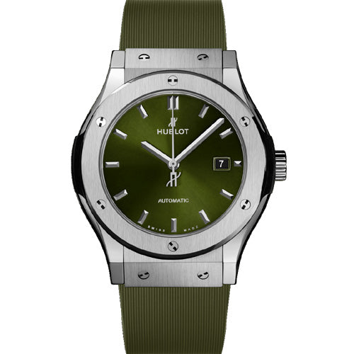 Hublot Classic Fusion Green Dial Men 42mm 542.NX.8970.RX