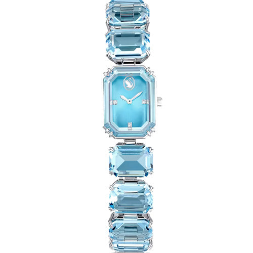 Swarovski Millenia Blue Dial 23 MM with Blue Crystal Strap Watch for Women