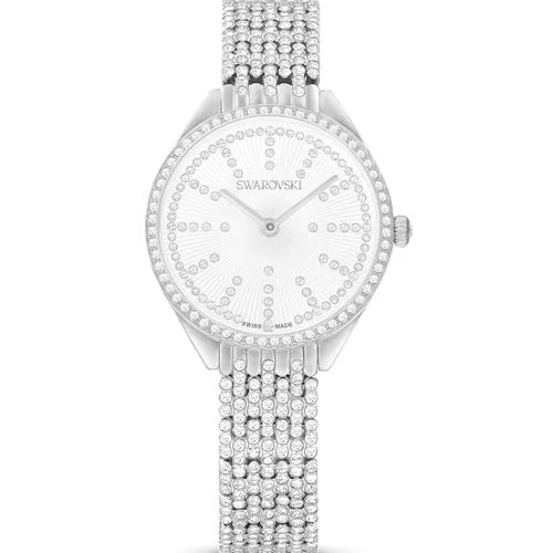 Swarovski Attract Women's White Dial with Silver Strap Watch