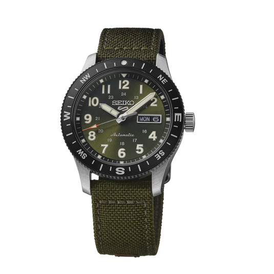 Seiko 5 Sports Khaki green Dial Men 41mm HDB008K1