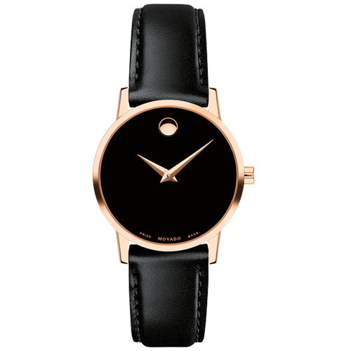 Movado Museum Classic Black Dial Women 28mm