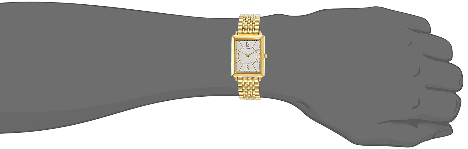 Classics Analog Silver Dial & Gold Strap 