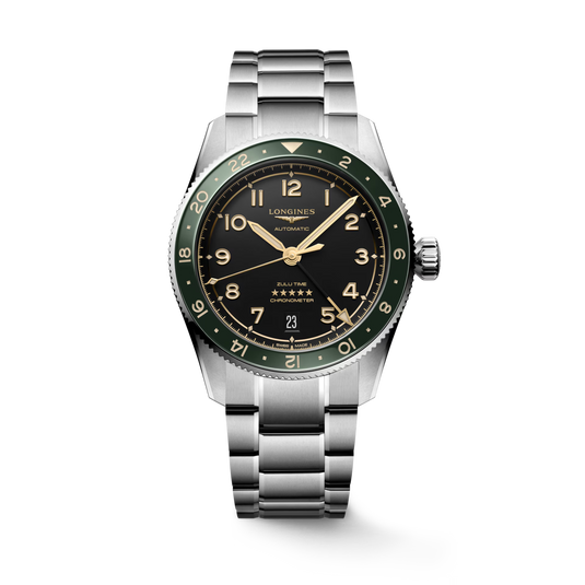 Longines Spirit Zulu Time Anthracite Dial Men 39mm L38024636