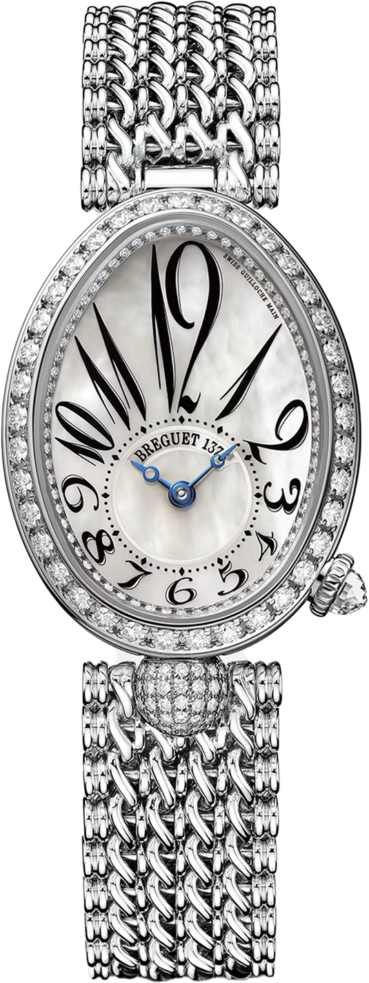 Breguet Reine De Naples Silver 33 mm for Women