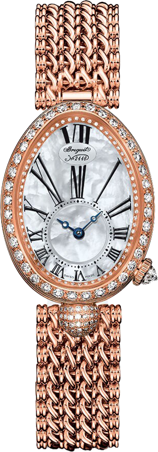 Breguet Reine De Naples Rose Gold 33 mm for Women
