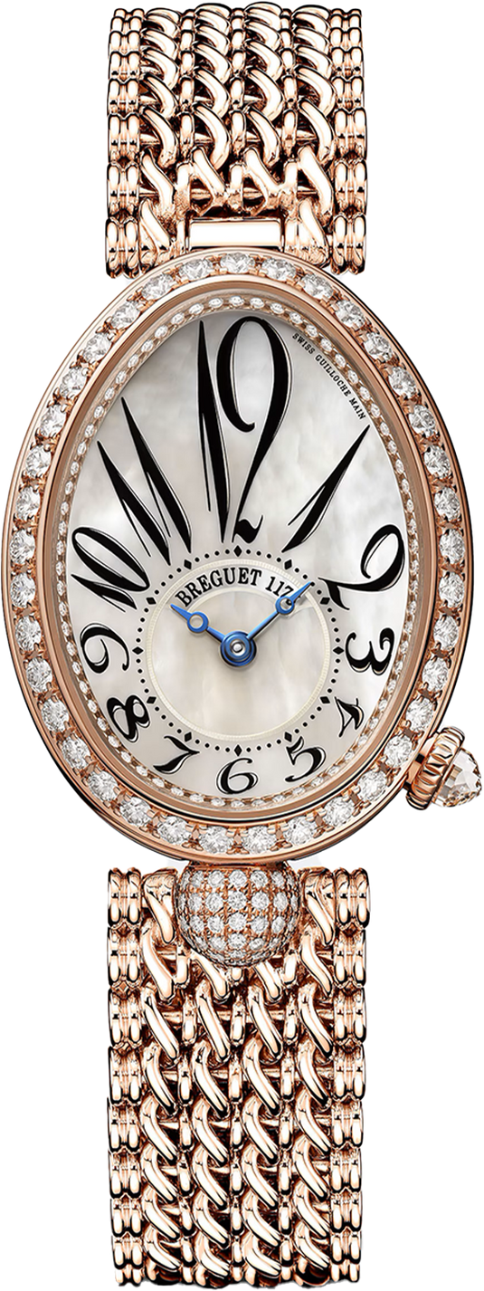 Breguet Reine De Naples black strap 33 MM Watch for Women