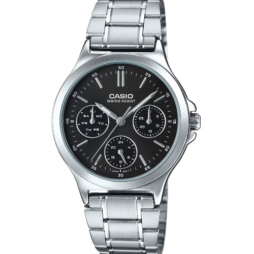 Casio Enticer Standard Black Dial Women 33.2mm A1146 LTP-V300D-1A