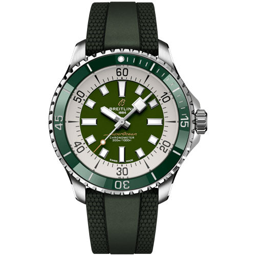 Breitling Superocean Automatic Green Dial Men 44mm