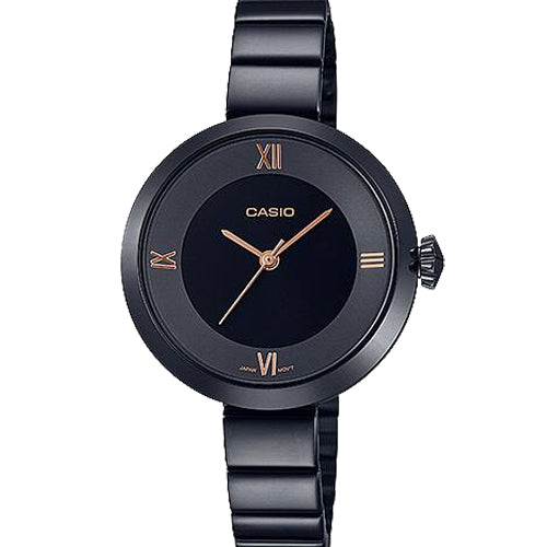 Casio Enticer Black Dial Women 31.5mm A1851 LTP-E154B-1A