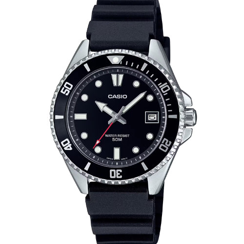 Casio Enticer Standard Black Dial Men 38.5mm A2193 MDV-10-1A1V