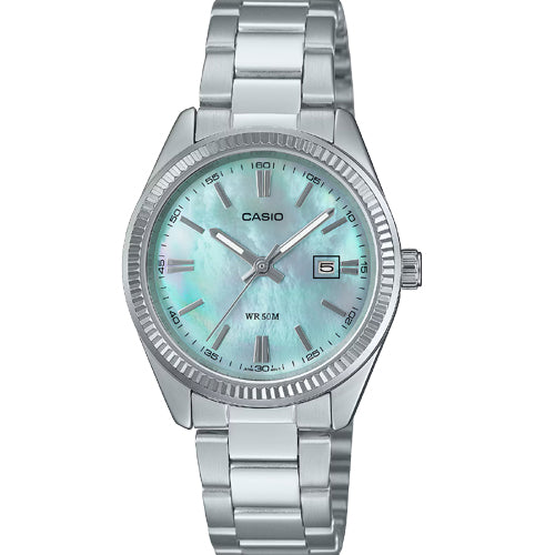 Casio Enticer Standard Blue Dial Men 30.2mm A2363 LTP-1302DS-2AV