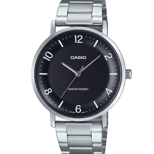 Casio Enticer Standard Black Dial Men 40mm A2405 MTP-VT03D-1B