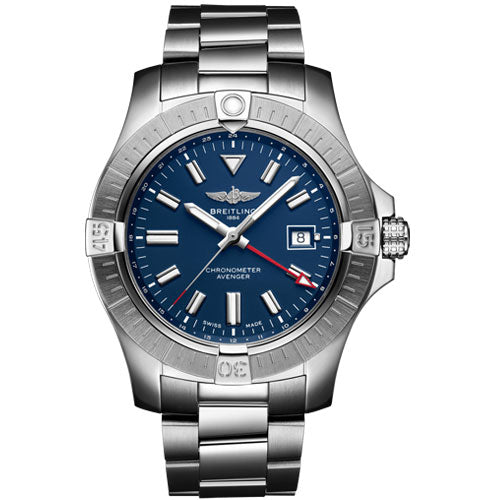 Breitling Avenger Automatic Gmt Blue Dial Men 45mm