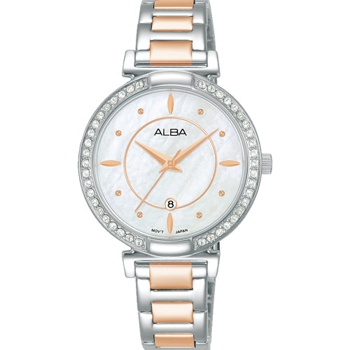 Alba Fashion White Mother-Of-Pearl Dial Women 31mm AH7BE9X1