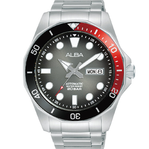 Alba Automatic Grey & Black Dial Men 43mm AL4539X1
