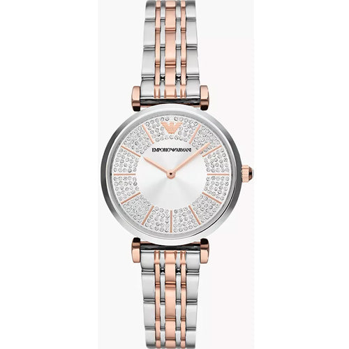Emporio Armani Gianni T-Bar Silver Dial Women 32mm